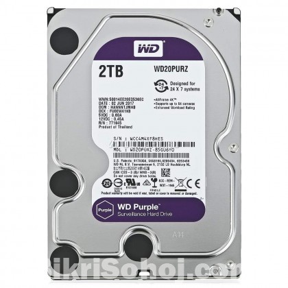 Western Digital 2TB Purple Surveillance HDD